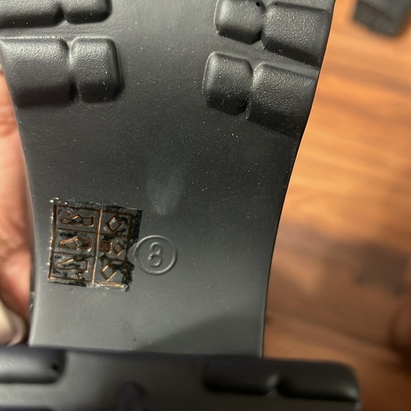 Women Round Toe Fashion Goth Chunky Platform Heel Ankle Boots size 8 - Picture 6 of 9